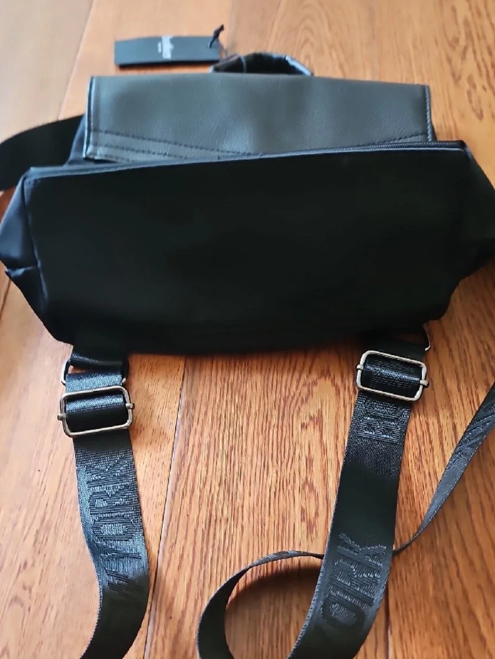 Botkier Black Mini Backpack with Zip Front